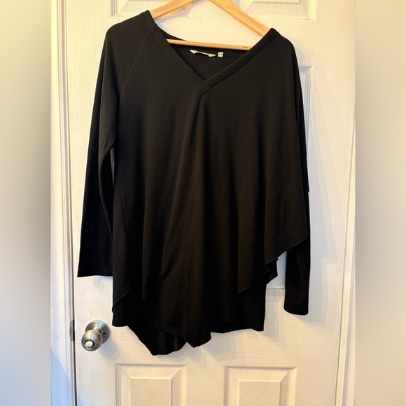 Soft Surroundings Madeline black tunic long sleeve size medium - Picture 4 of 14